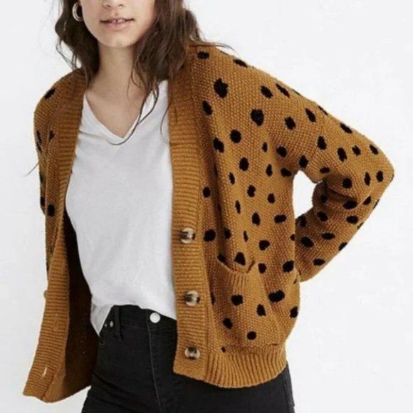Madewell Sweaters - Madewell Hillview Cropped Cardigan - XS